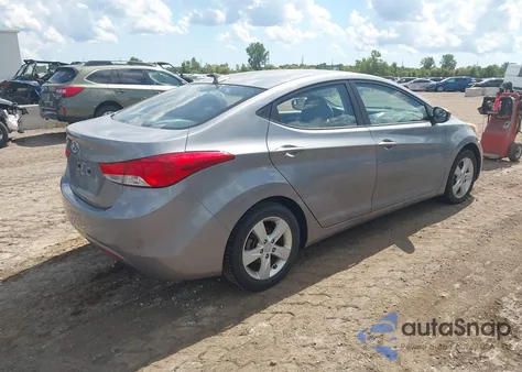 2011 Hyundai Elantra Gls (Ulsan Plant) from USA, damaged, VIN KMHDH4AE8BU100060